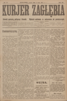 Kurjer Zagłębia : dziennik społeczny, polityczny i literacki. R.12, nr 101 (4 maja 1917)