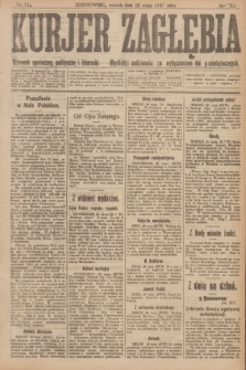 Kurjer Zagłębia : dziennik społeczny, polityczny i literacki. R.12, nr 114 (22 maja 1917)