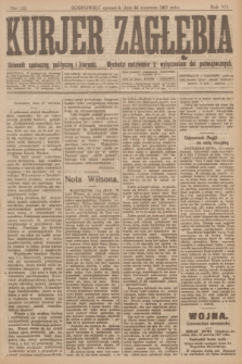 Kurjer Zagłębia : dziennik społeczny, polityczny i literacki. R.12, nr 132 (14 czerwca 1917)