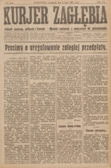 Kurjer Zagłębia : dziennik społeczny, polityczny i literacki. R.12, nr 149 (5 lipca 1917)