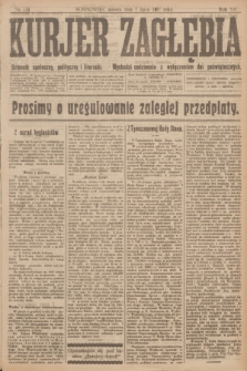 Kurjer Zagłębia : dziennik społeczny, polityczny i literacki. R.12, nr 151 (7 lipca 1917)