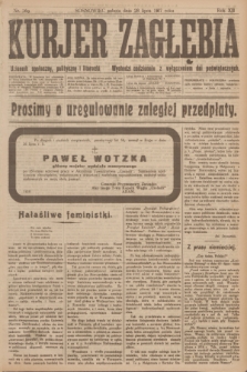 Kurjer Zagłębia : dziennik społeczny, polityczny i literacki. R.12, nr 169 (28 lipca 1917)