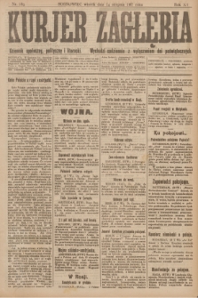 Kurjer Zagłębia : dziennik społeczny, polityczny i literacki. R.12, nr 183 (14 sierpnia 1917)