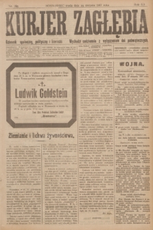 Kurjer Zagłębia : dziennik społeczny, polityczny i literacki. R.12, nr 195 (29 sierpnia 1917)