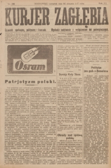 Kurjer Zagłębia : dziennik społeczny, polityczny i literacki. R.12, nr 196 (30 sierpnia 1917)