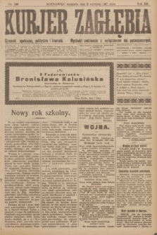 Kurjer Zagłębia : dziennik społeczny, polityczny i literacki. R.12, nr 199 (2 września 1917)