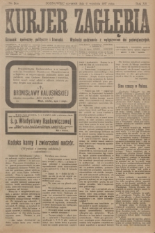 Kurjer Zagłębia : dziennik społeczny, polityczny i literacki. R.12, nr 202 (6 września 1917)