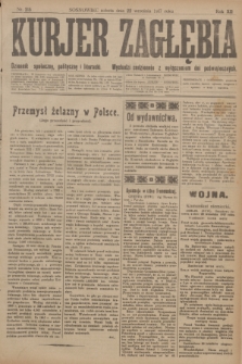 Kurjer Zagłębia : dziennik społeczny, polityczny i literacki. R.12, nr 215 (22 września 1917)