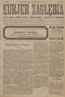 Kurjer Zagłębia : dziennik społeczny, polityczny i literacki. R.12, nr 220 (28 września 1917)