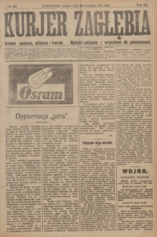 Kurjer Zagłębia : dziennik społeczny, polityczny i literacki. R.12, nr 221 (29 września 1917)