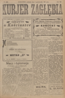 Kurjer Zagłębia : dziennik społeczny, polityczny i literacki. R.12, nr 224 (7 października 1917)