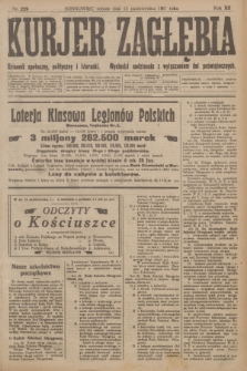 Kurjer Zagłębia : dziennik społeczny, polityczny i literacki. R.12, nr 229 (13 października 1917)