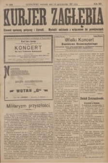 Kurjer Zagłębia : dziennik społeczny, polityczny i literacki. R.12, nr 230 (14 października 1917)