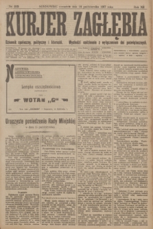 Kurjer Zagłębia : dziennik społeczny, polityczny i literacki. R.12, nr 233 (18 października 1917)