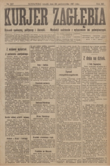 Kurjer Zagłębia : dziennik społeczny, polityczny i literacki. R.12, nr 237 (23 października 1917)