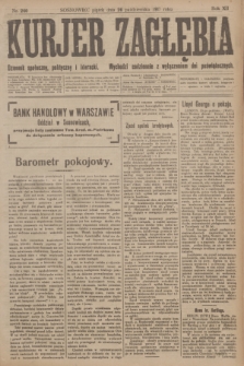 Kurjer Zagłębia : dziennik społeczny, polityczny i literacki. R.12, nr 240 (26 października 1917)
