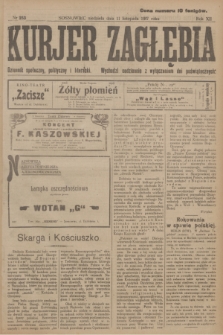 Kurjer Zagłębia : dziennik społeczny, polityczny i literacki. R.12, nr 253 (11 listopada 1917)