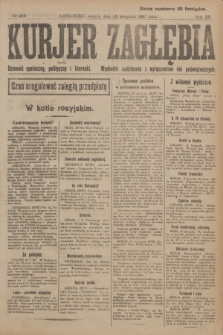 Kurjer Zagłębia : dziennik społeczny, polityczny i literacki. R.12, nr 254 (13 listopada 1917)