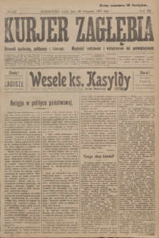 Kurjer Zagłębia : dziennik społeczny, polityczny i literacki. R.12, nr 267 (28 listopada 1917)