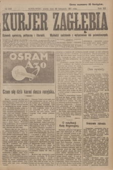 Kurjer Zagłębia : dziennik społeczny, polityczny i literacki. R.12, nr 269 (30 listopada 1917)