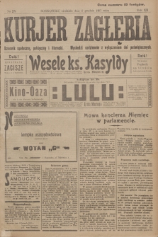 Kurjer Zagłębia : dziennik społeczny, polityczny i literacki. R.12, nr 271 (2 grudnia 1917)