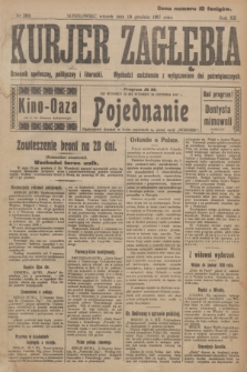 Kurjer Zagłębia : dziennik społeczny, polityczny i literacki. R.12, nr 283 (18 grudnia 1917)