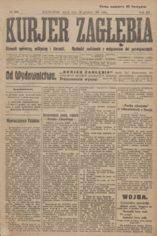 Kurjer Zagłębia : dziennik społeczny, polityczny i literacki. R.12, nr 284 (19 grudnia 1917)