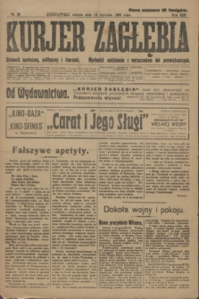 Kurjer Zagłębia : dziennik społeczny, polityczny i literacki. R.13, nr 10 (12 stycznia 1918)