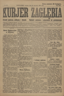 Kurjer Zagłębia : dziennik społeczny, polityczny i literacki. R.13, nr 12 (15 stycznia 1918)