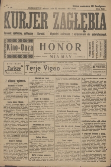 Kurjer Zagłębia : dziennik społeczny, polityczny i literacki. R.13, nr 18 (22 stycznia 1918)