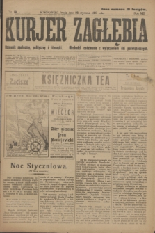 Kurjer Zagłębia : dziennik społeczny, polityczny i literacki. R.13, nr 19 (23 stycznia 1918)