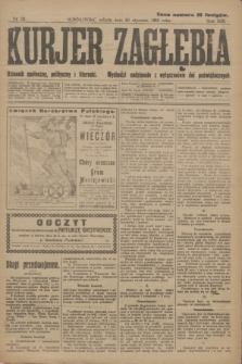 Kurjer Zagłębia : dziennik społeczny, polityczny i literacki. R.13, nr 22 (26 stycznia 1918)