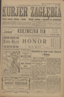 Kurjer Zagłębia : dziennik społeczny, polityczny i literacki. R.13, nr 23 (27 stycznia 1918)