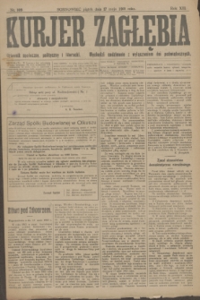 Kurjer Zagłębia : dziennik społeczny, polityczny i literacki. R.13, nr 109 (17 maja 1918)