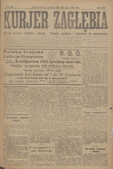 Kurjer Zagłębia : dziennik społeczny, polityczny i literacki. R.13, nr 113 (23 maja 1918)