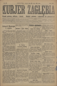 Kurjer Zagłębia : dziennik społeczny, polityczny i literacki. R.13, nr 117 (28 maja 1918)