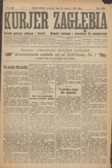 Kurjer Zagłębia : dziennik społeczny, polityczny i literacki. R.13, nr 142 (27 czerwca 1918)