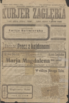 Kurjer Zagłębia : dziennik społeczny, polityczny i literacki. R.15, № 1 (1 stycznia 1920)
