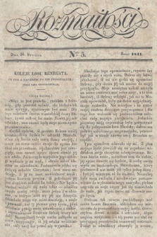 Rozmaitości : pismo dodatkowe do Gazety Lwowskiej. 1841, nr 5