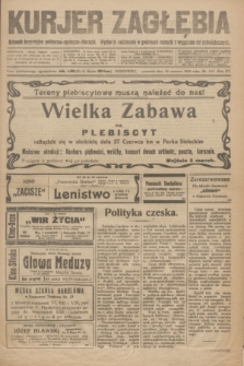 Kurjer Zagłębia : dziennik bezpartyjny polityczno-społeczno-literacki. R.15, nr 142 (24 czerwca 1920)