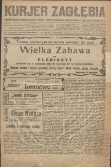 Kurjer Zagłębia : dziennik bezpartyjny polityczno-społeczno-literacki. R.15, nr 145 (27 czerwca 1920)