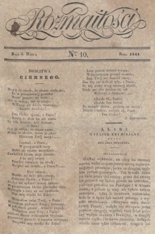 Rozmaitości : pismo dodatkowe do Gazety Lwowskiej. 1841, nr 10