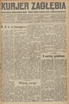 Kurjer Zagłębia : dziennik bezpartyjny polityczno-społeczno-literacki. R.15 [i.e.16], nr 139 (25 czerwca 1921)