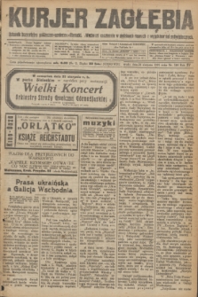 Kurjer Zagłębia : dziennik bezpartyjny polityczno-społeczno-literacki. R.15 [i.e.16], nr 188 (24 sierpnia 1921)
