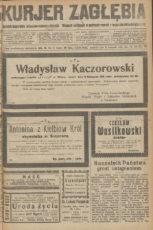 Kurjer Zagłębia : dziennik bezpartyjny polityczno-społeczno-literacki. R.15 [i.e.16], nr 256 (13 listopada 1921)