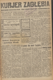 Kurjer Zagłębia : dziennik bezpartyjny polityczno-społeczno-literacki. R.15 [i.e.16], nr 278 (10 grudnia 1921)