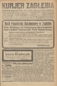 Kurjer Zagłębia : dziennik bezpartyjny polityczno-społeczno-literacki. R.16 [!], nr 42 (21 lutego 1922)