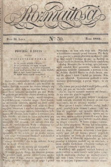Rozmaitości : pismo dodatkowe do Gazety Lwowskiej. 1841, nr 30