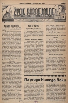 Życie Parafjalne : parafja Przen. Trójcy w Będzinie. 1937, nr 1