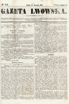Gazeta Lwowska. 1861, nr 15